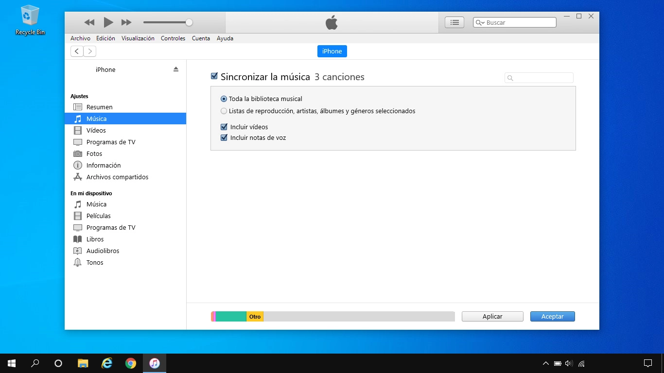 Haz clic en Aplicar.