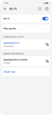 Desliza el dedo hacia arriba desde la parte inferior de la pantalla para terminar y volver a la pantalla de inicio.