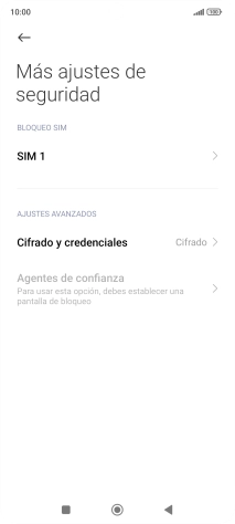 Pulsa el nombre de la tarjeta SIM.