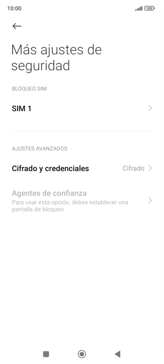 Pulsa el nombre de la tarjeta SIM.