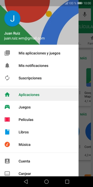 Pulsa Mis aplicaciones y juegos.