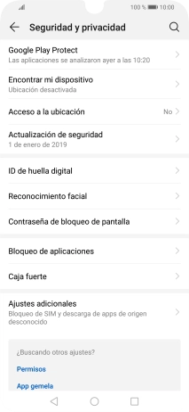 Pulsa Ajustes adicionales.