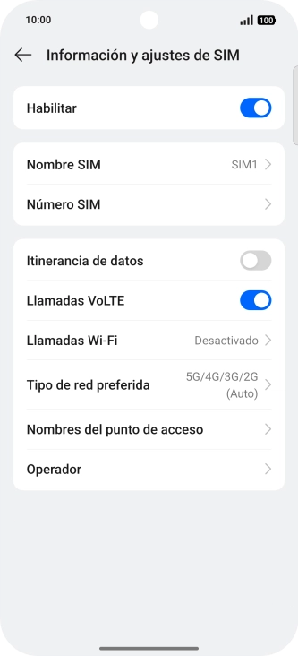 Pulsa el indicador junto a 