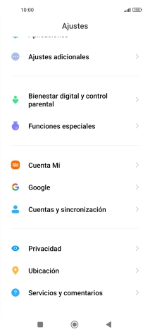 Pulsa Cuentas y sincronización. Pulsa Cuentas y sincronización.