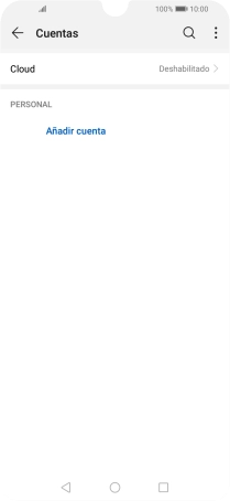Pulsa Añadir cuenta.