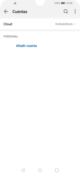 Pulsa Añadir cuenta.