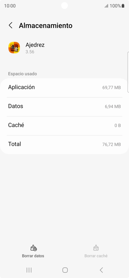 Pulsa la tecla de inicio para terminar y regresar a la pantalla de inicio.