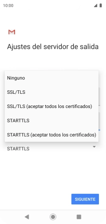 Pulsa Ninguno para desactivar la función.