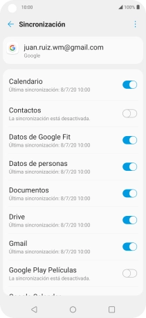 Pulsa el indicador junto a 
