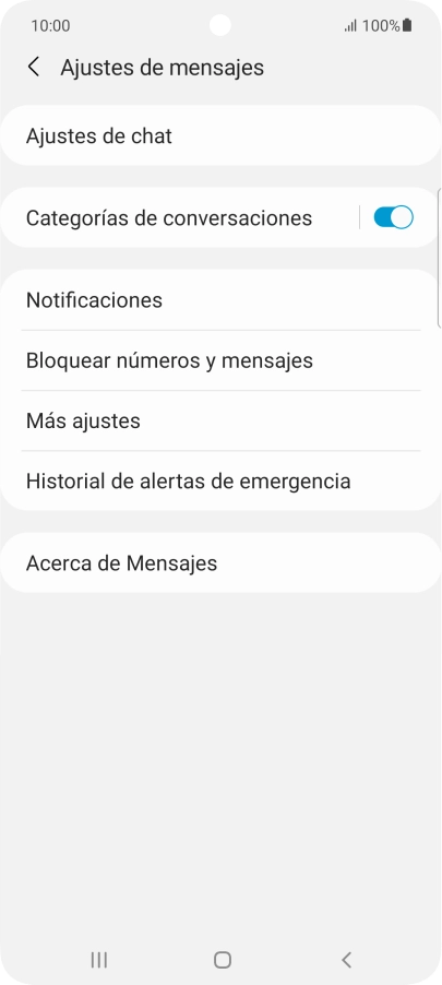 Pulsa Más ajustes.
