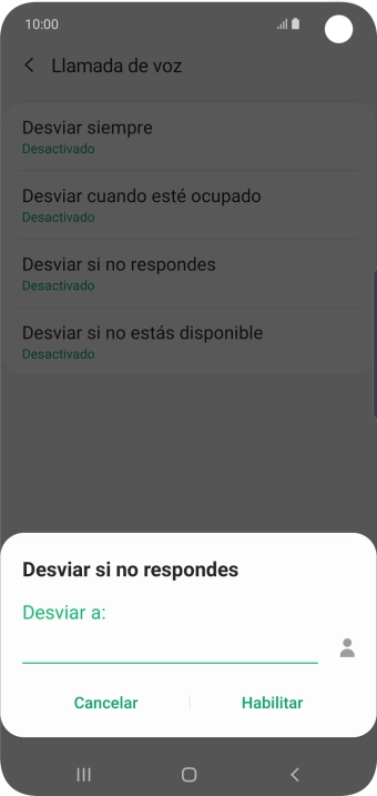 Introduce +34600132000 y pulsa Habilitar.