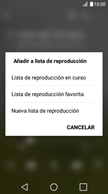 Pulsa Nueva lista de reproducción.