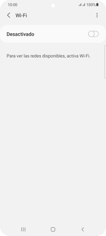 Pulsa el indicador para activar la función.