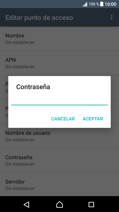 Introduce wap125 y pulsa ACEPTAR.