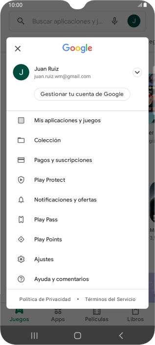 Pulsa Mis aplicaciones y juegos.