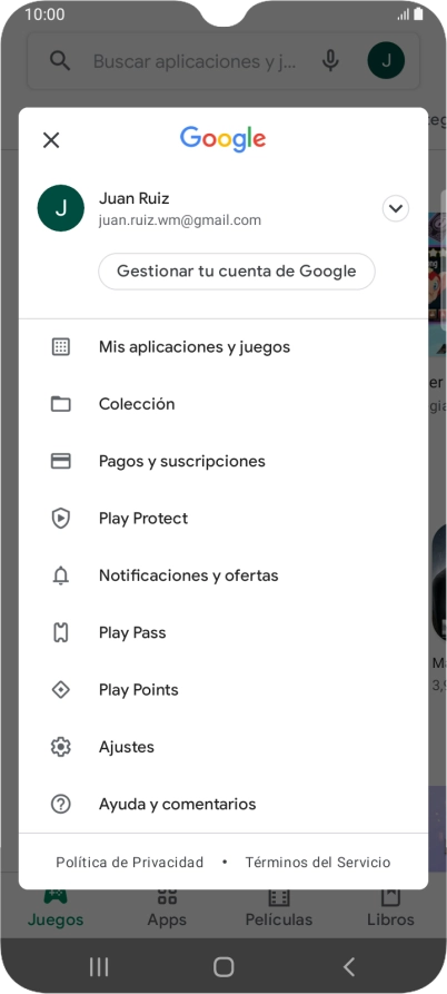 Pulsa Mis aplicaciones y juegos.