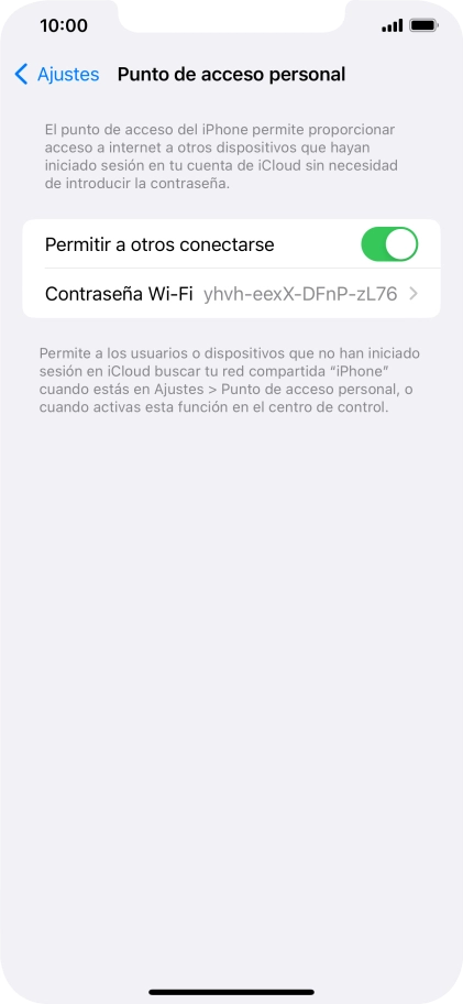 Desliza el dedo hacia arriba desde la parte inferior de la pantalla para terminar y volver a la pantalla de inicio.