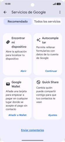 Pulsa Encontrar mi dispositivo.