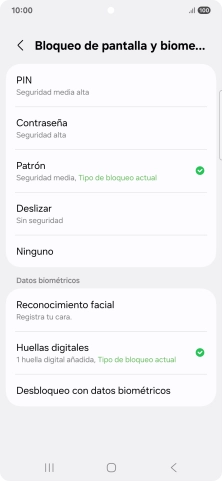 Pulsa Ninguno.