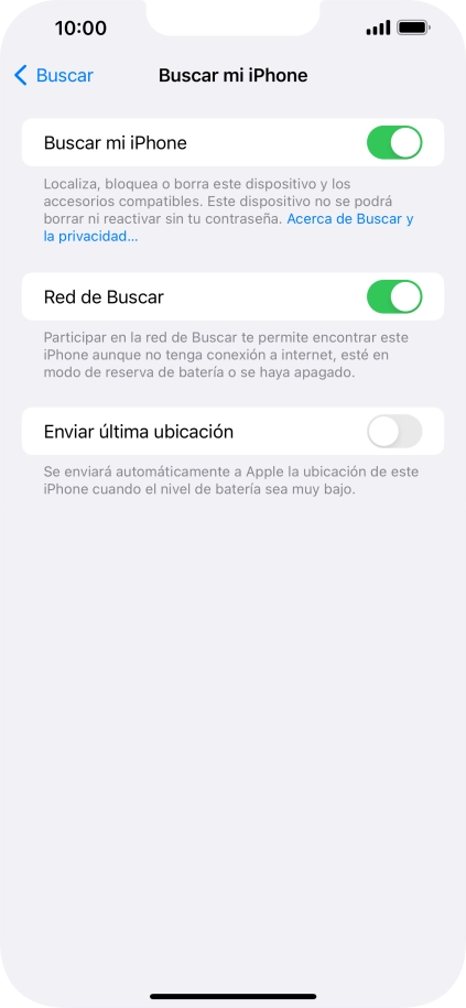 Pulsa el indicador junto a Pulsa el indicador junto a