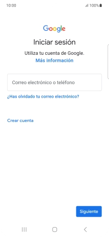 Si no tienes una cuenta de Google, pulsa Crear cuenta y sigue las indicaciones de la pantalla para ver cómo crear una cuenta nueva.