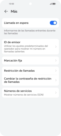 Pulsa Marcación fija.