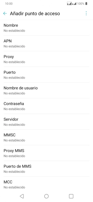 Pulsa Nombre.