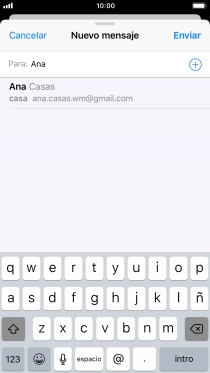 Pulsa el contacto deseado.