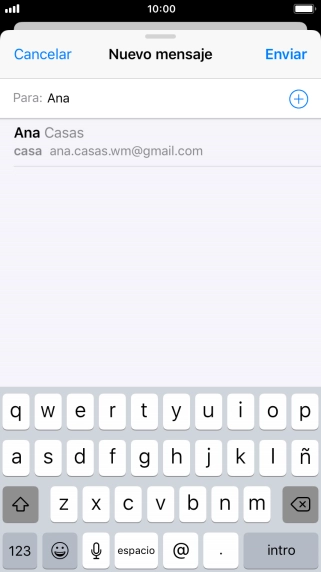 Pulsa el contacto deseado.