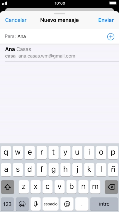 Pulsa el contacto deseado.