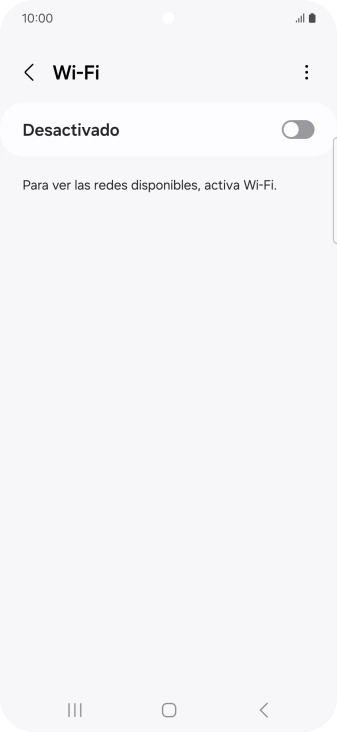 Pulsa el indicador para activar la función.