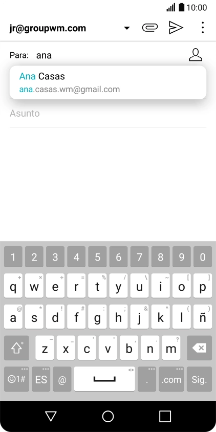 Pulsa el contacto deseado.