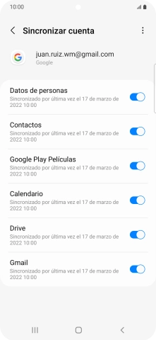 Pulsa la tecla de inicio para terminar y regresar a la pantalla de inicio.