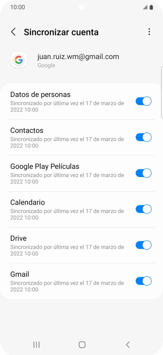 Pulsa la tecla de inicio para terminar y regresar a la pantalla de inicio.