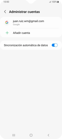 Pulsa Añadir cuenta.