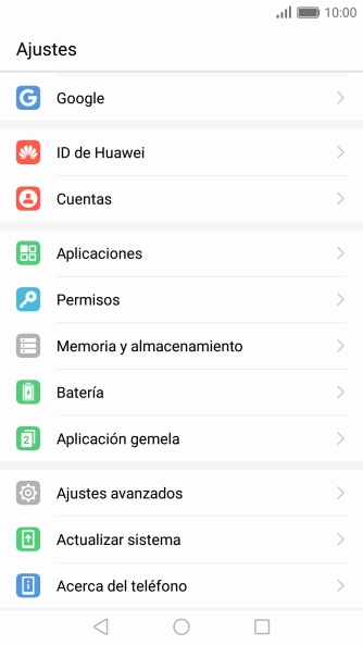Pulsa Ajustes avanzados.