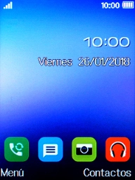 Pulsa la tecla de selección izquierda.