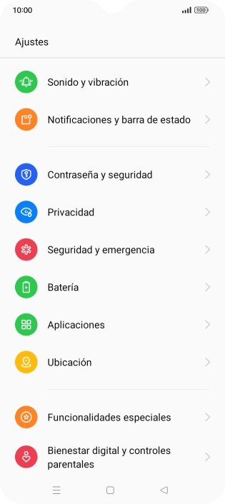 Pulsa Aplicaciones.