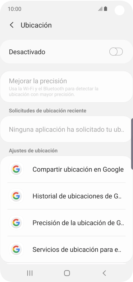 Pulsa el indicador para activar o desactivar la función. Pulsa el indicador para activar o desactivar la función.