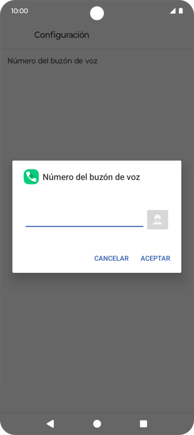 Introduce 22177 y pulsa ACEPTAR.