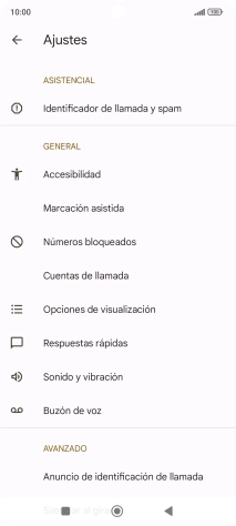 Pulsa Cuentas de llamada.