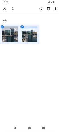 Pulsa el icono de compartir.