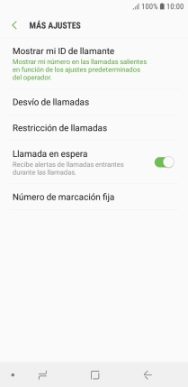 Pulsa Desvío de llamadas.