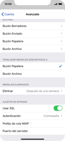 Pulsa el indicador junto a 