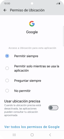Pulsa el ajuste deseado.
