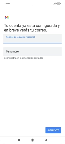Pulsa Tu nombre e introduce el nombre del remitente. Pulsa Tu nombre e introduce el nombre del remitente.
