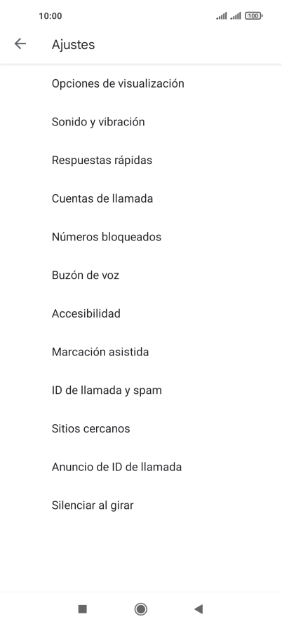 Pulsa Cuentas de llamada.