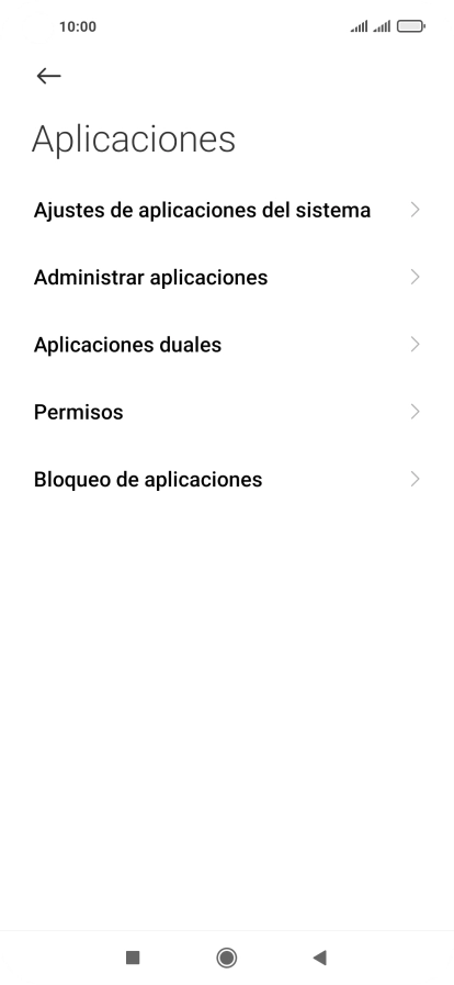 Pulsa Administrar aplicaciones.