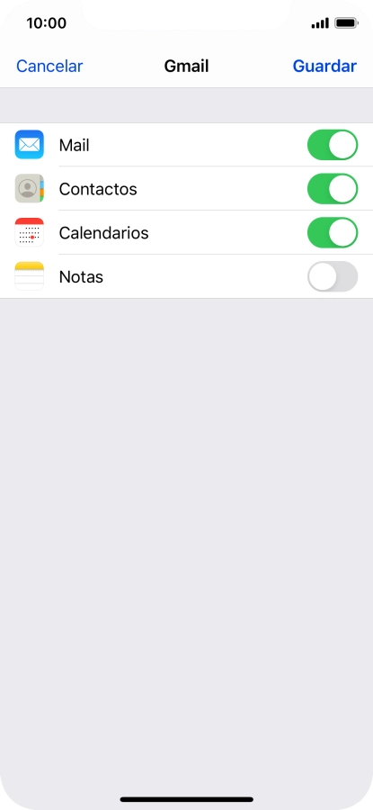 Si aparece en la pantalla esta imagen, tu cuenta de correo electrónico ha sido reconocida y configurada automáticamente. Sigue las indicaciones de la pantalla para introducir más información y terminar la configuración.