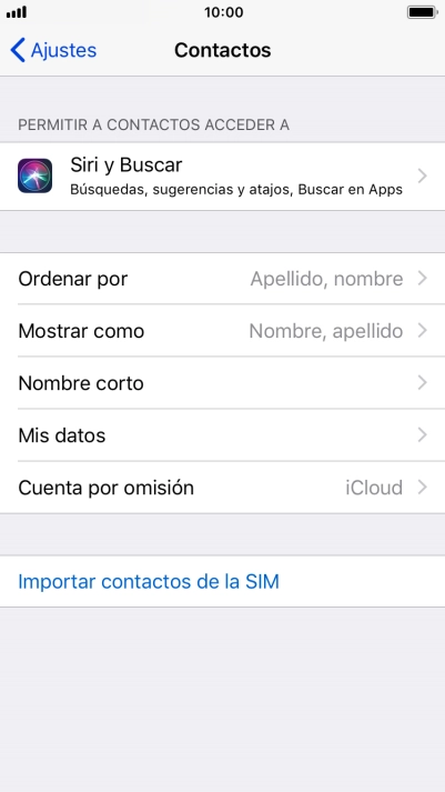 Pulsa Importar contactos de la SIM.
